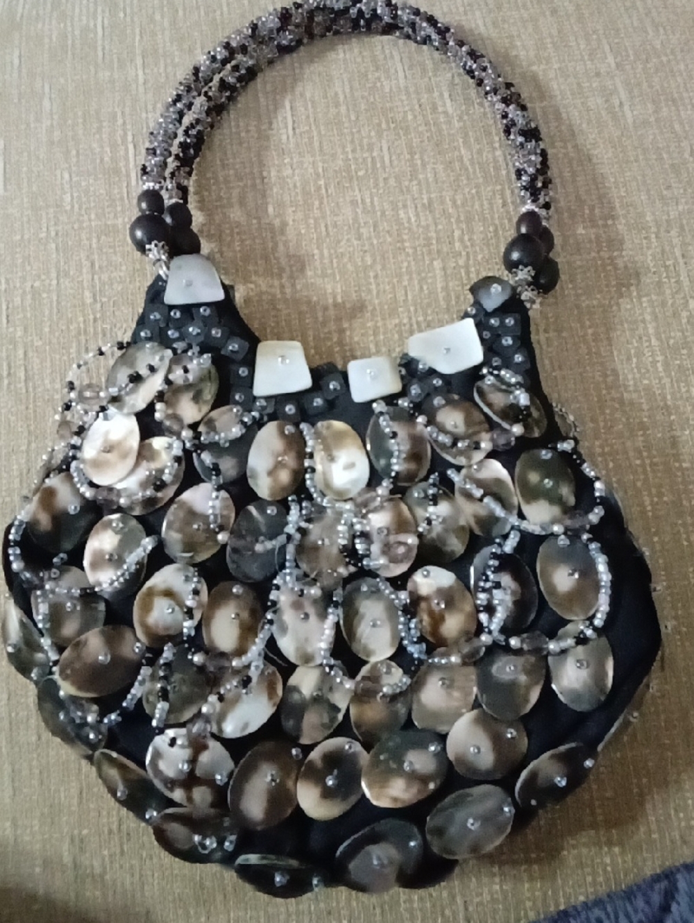 PURSE Beaded Evening Bag SIZE SMALL